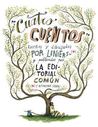 <strong>CUATRO CUENTOS</strong><br>Liniers<br> <a class="edits" href="https://distribucionbyr.com.ar/editoriales/Comun">Común</a>